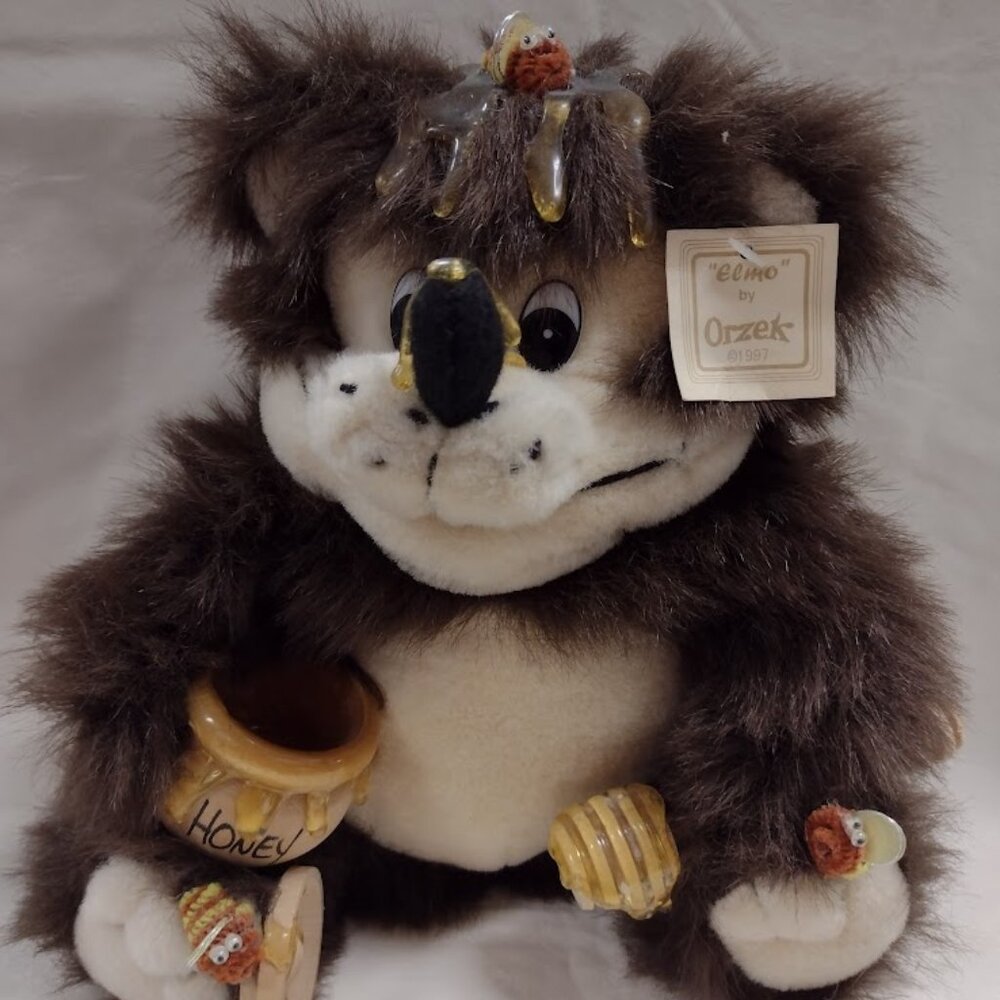 Orzek Bear Covered in Honey " Elmo"